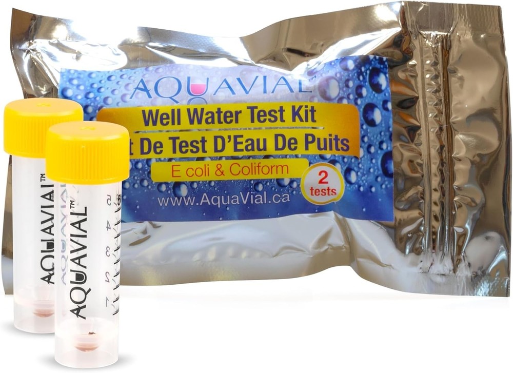 Water Testing Kit 2 Pack E. coli Coliform Bacteria Safe Drinking Pool Lake