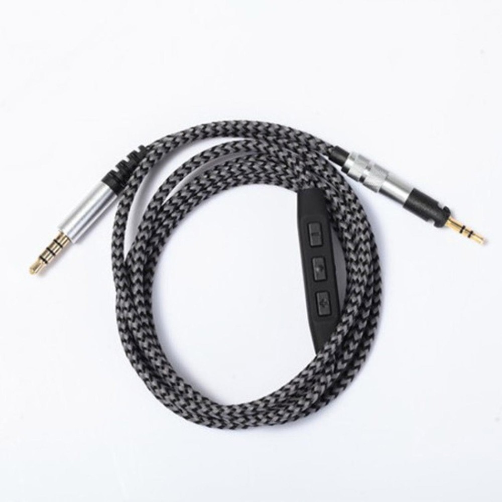 Headphone Replacement Cable with Remote Mic For Sennheiser HD598 HD558 HD518 H