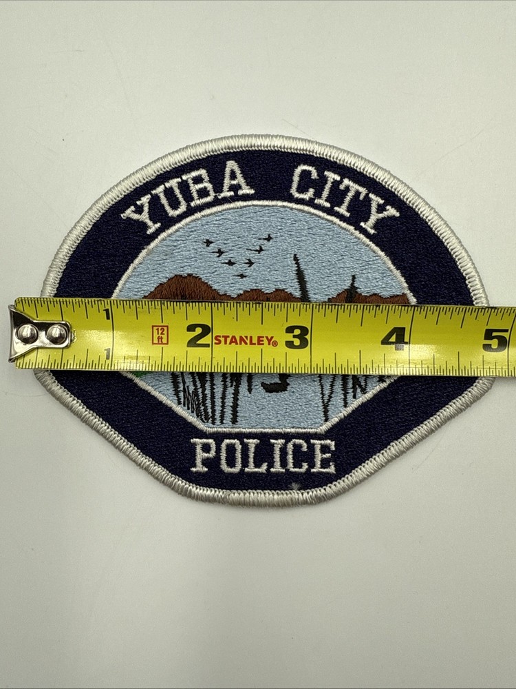 Police Patch Yuba City California 5x4