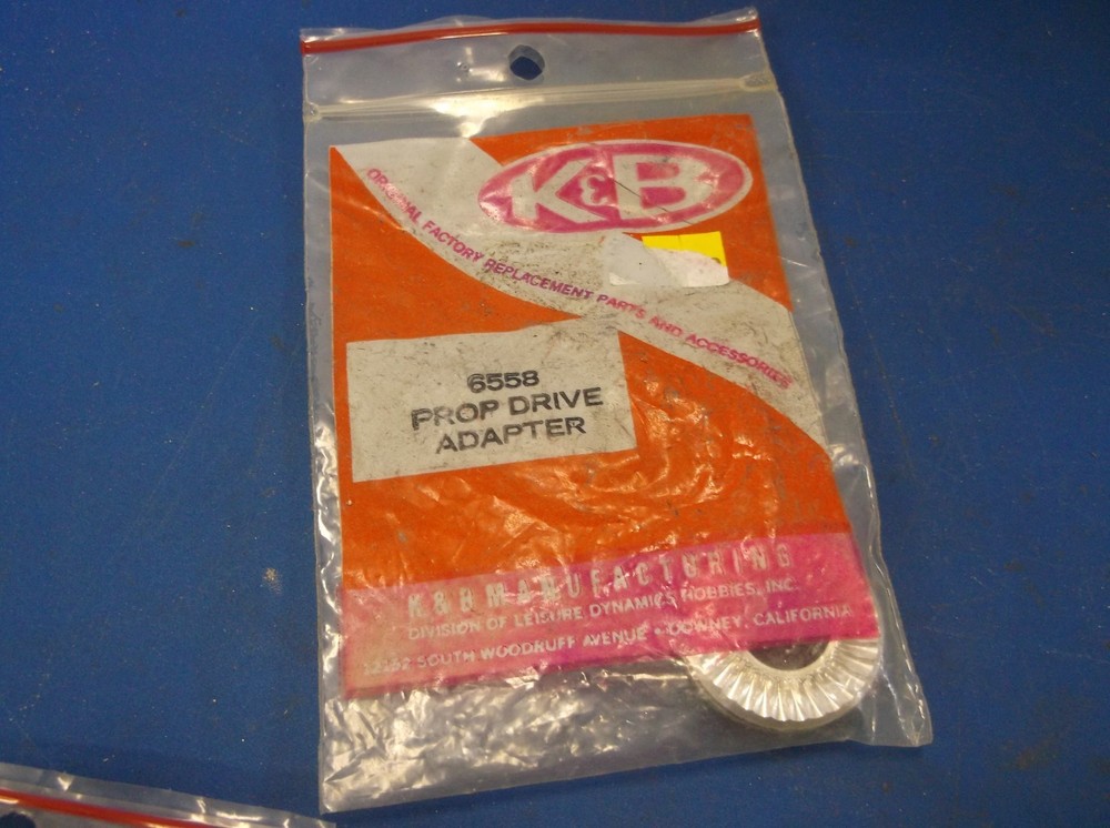 K&B/veco 61RC Engine NEW PROP DRIVE WASHER & COLLET #5668 & 6557
