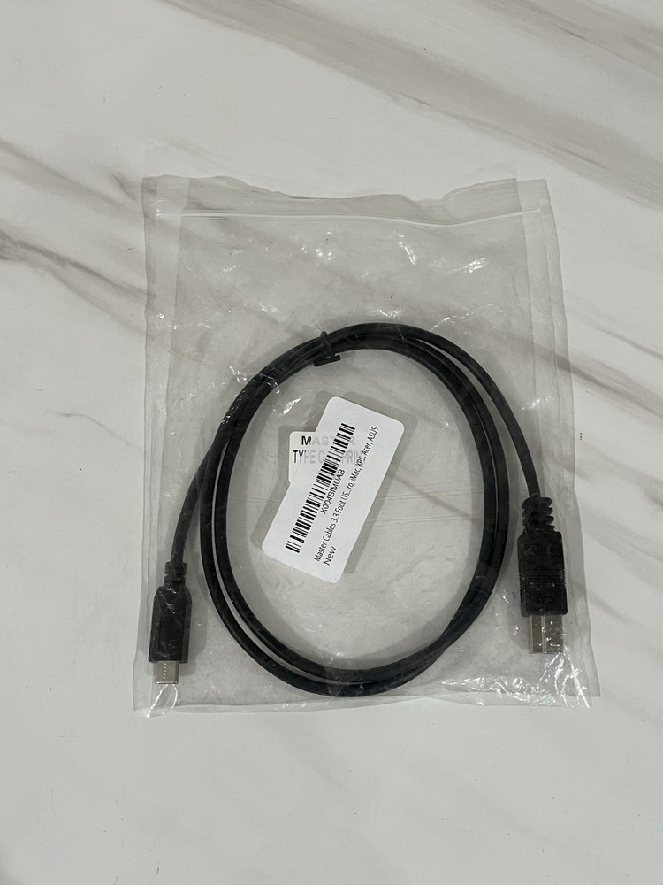 Master Cables 3.3 Foot USB C to USB B 3.0 Printer Scanner Cable