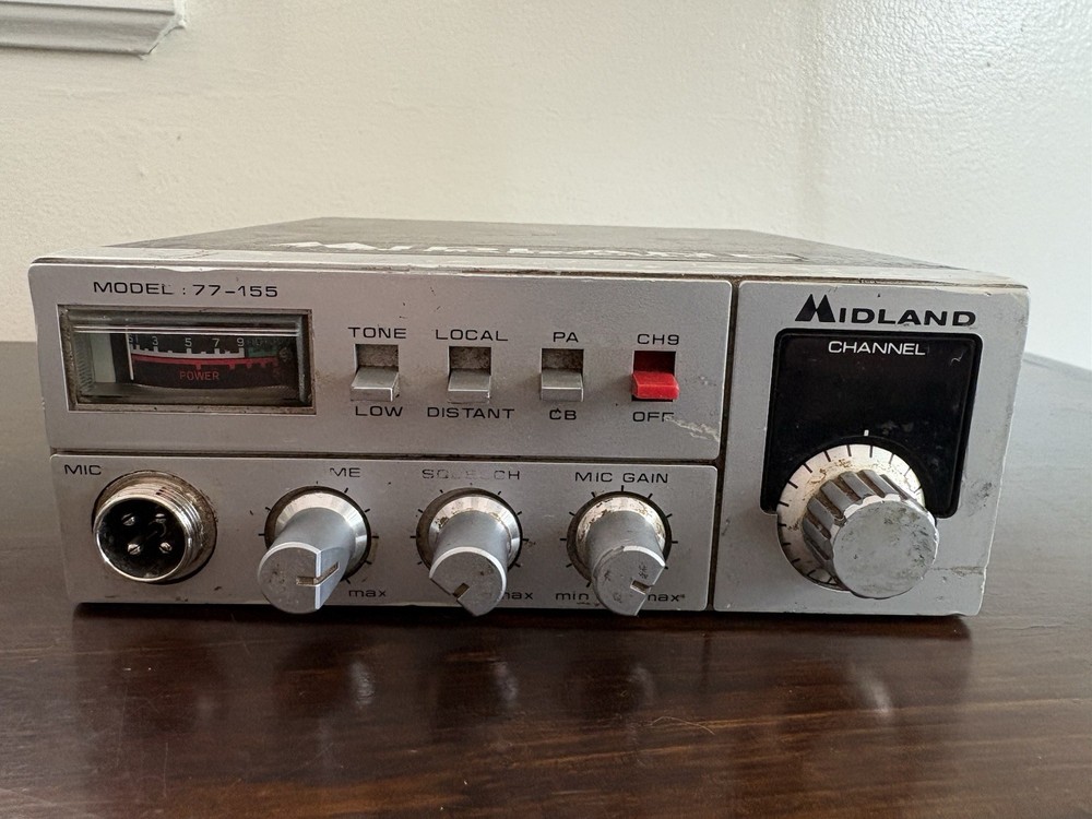 Vintage Midland 77-155 CB Radio Transceiver UNTESTED