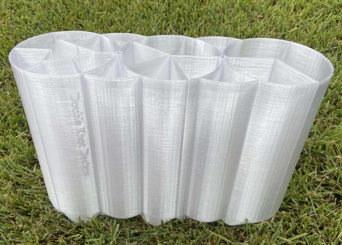 Surf Casting Plug Bag Fishing Lure Tubes Organizer Built In Divider Glow Triple