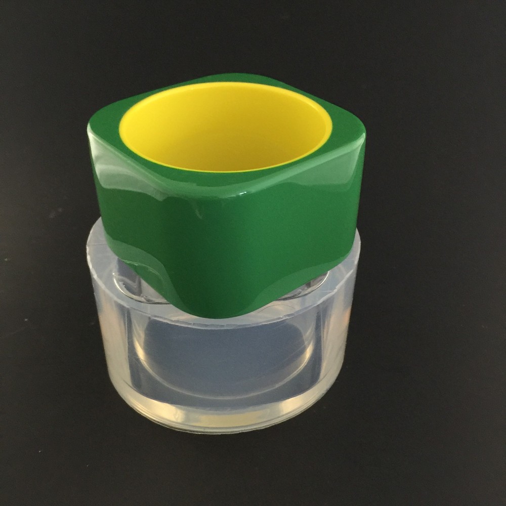 BANGLE CLEAR SILICONE MOLD (MB122) WIDE SQUARE BANGLE BRACELET MOLD
