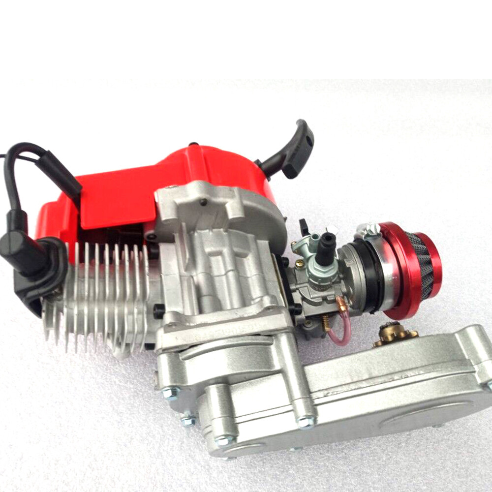 49cc Mini Racing Engine for 2-Stroke Pocket Bikes, ATVs, and Scooters