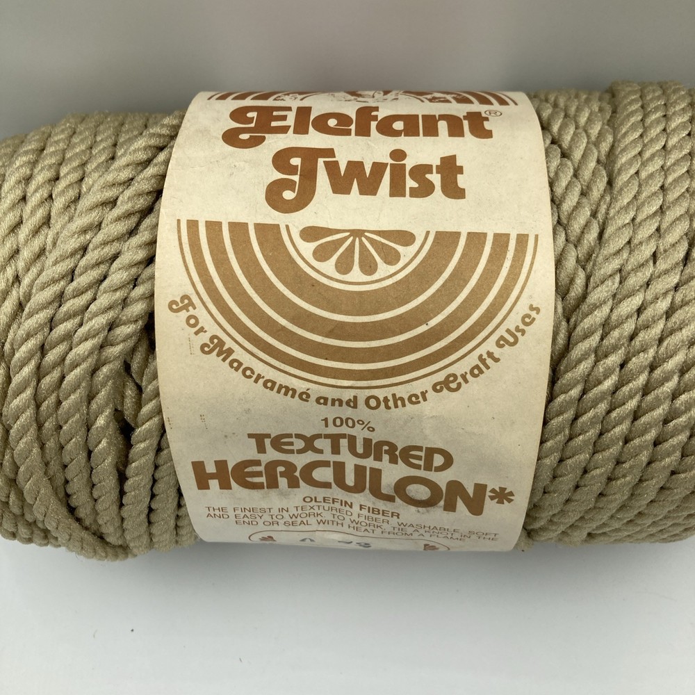 Elephant Twist Macrame Cord 100 Yards 5-6mm