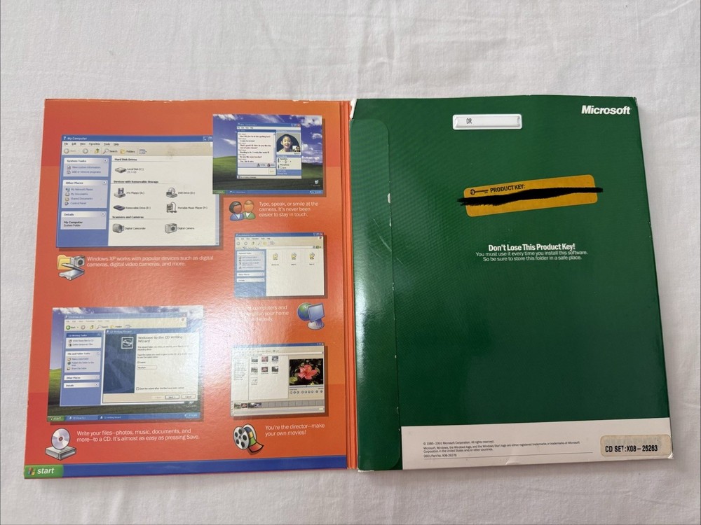 Microsoft Windows XP Home Edition 2002 Pre-owned Used See Description