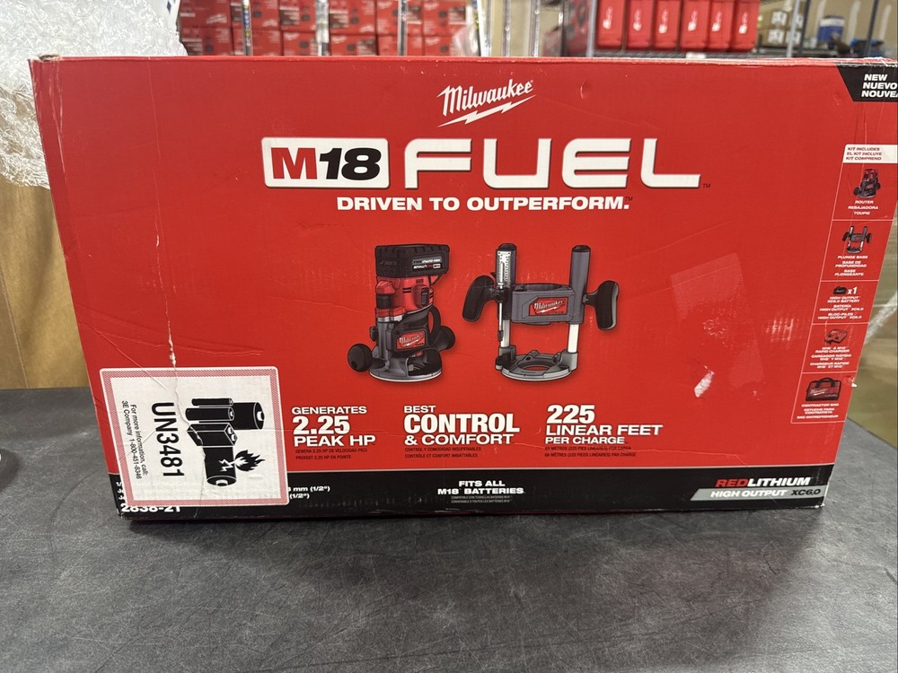 Milwaukee 2838-21 M18 FUEL™ 1/2" Router Kit