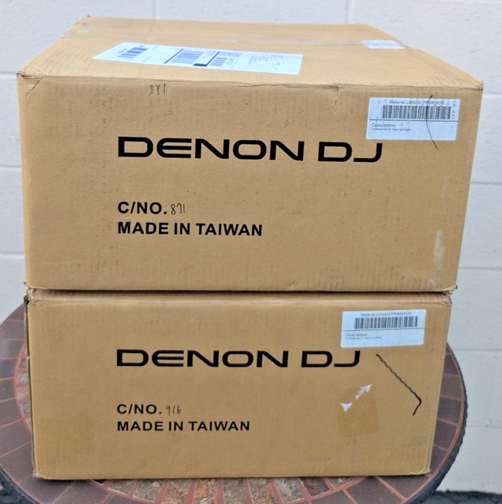 Denon DJ LC6000 PRIME USB QTY 1 Expansion Controller Open Box NEW Never Used