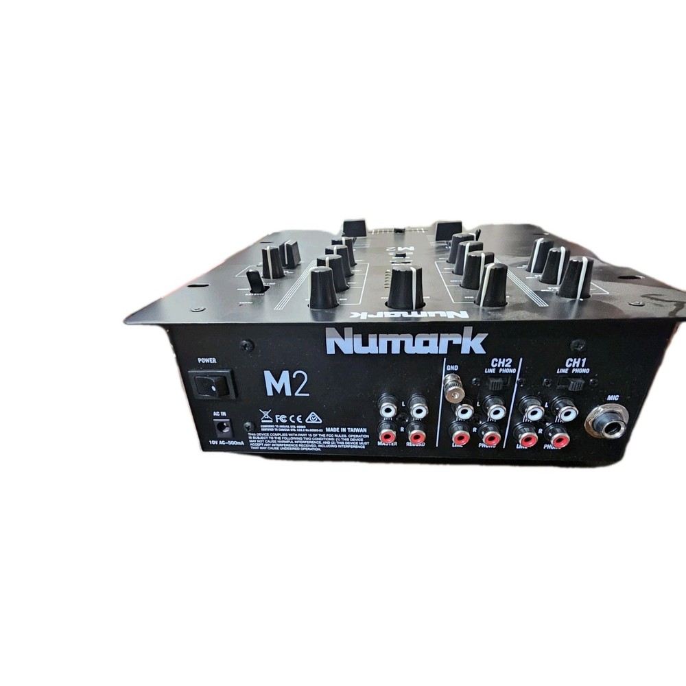 NUMARK M2 Black Performance Scratch DJ MIXER - Near Mint - Original Box DAMAGE