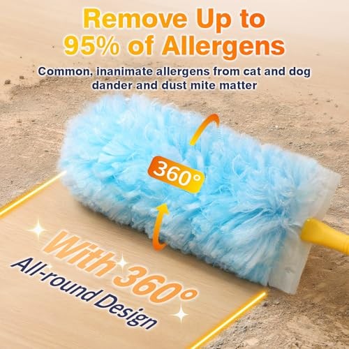 Duster Refills for Swiffer Dusters, Multisurface 360 30 Refills + 2 Handle