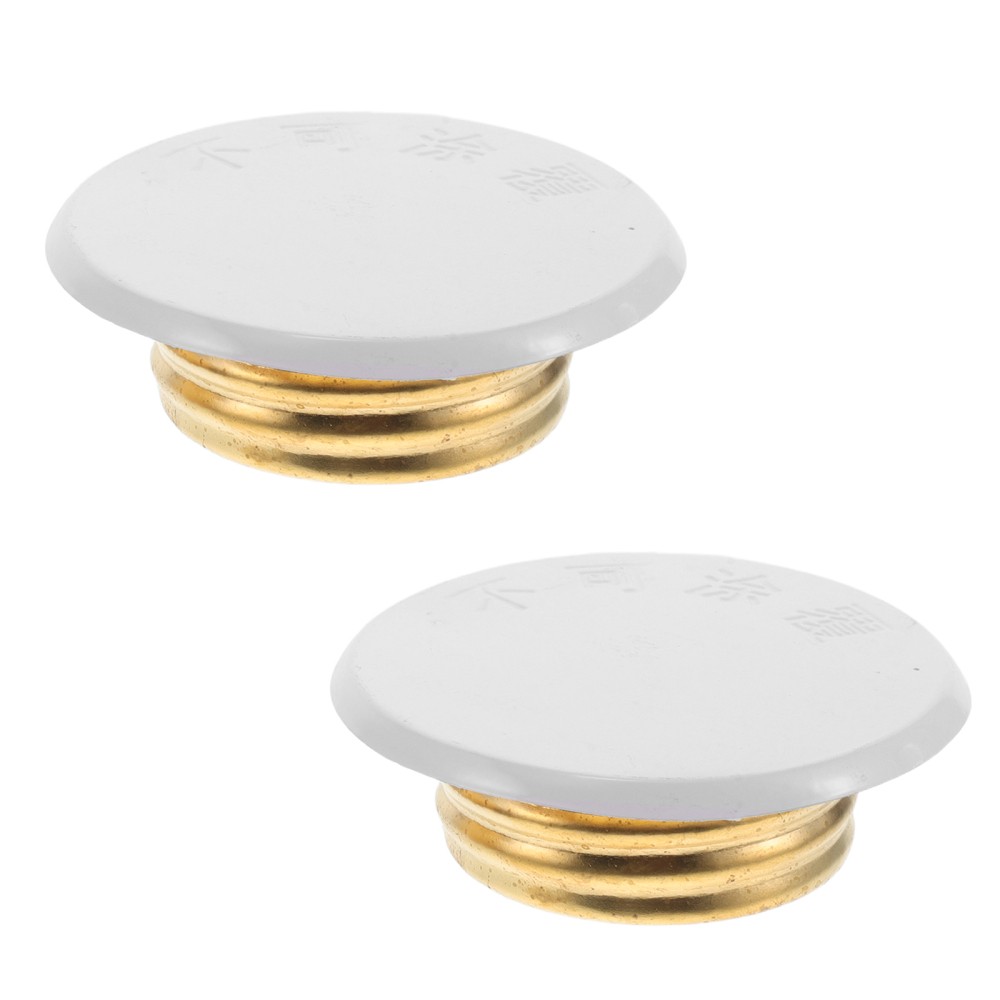 2pcs Fire Sprinkler Covers Head Cap Flange Protective Plate Replacement Fire