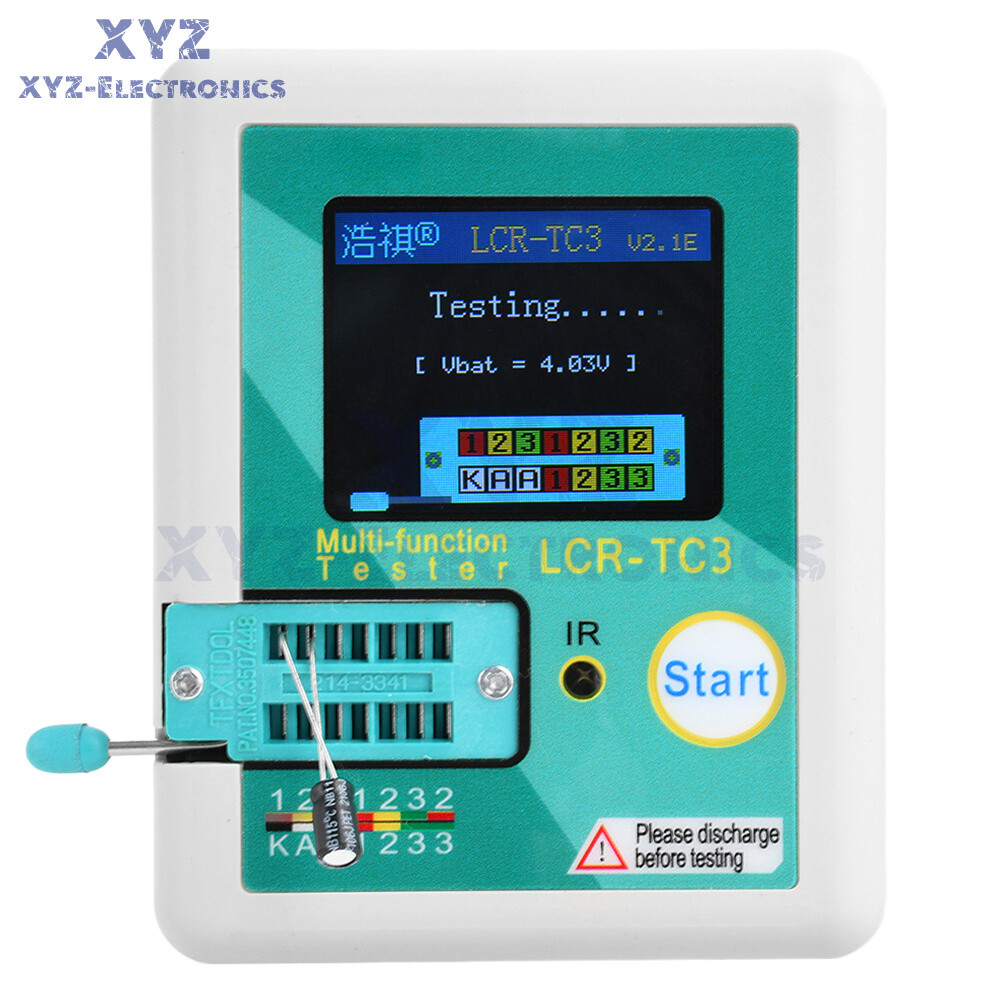 LCR-TC2 LCR-TC3 Upgraded High-precision Transistor Tester Diode Capacitance Test