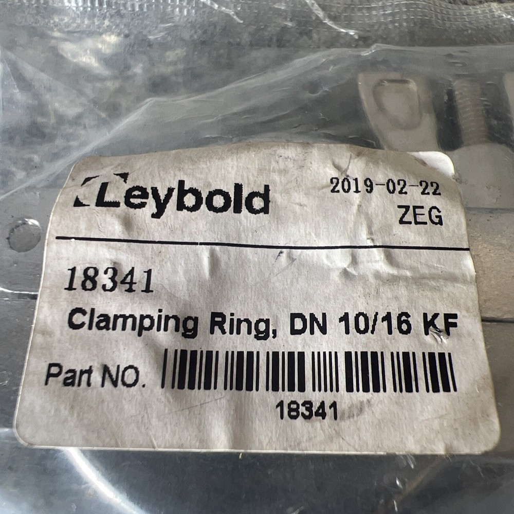 Leybold 18341 Clamping Ring ISO-KF New