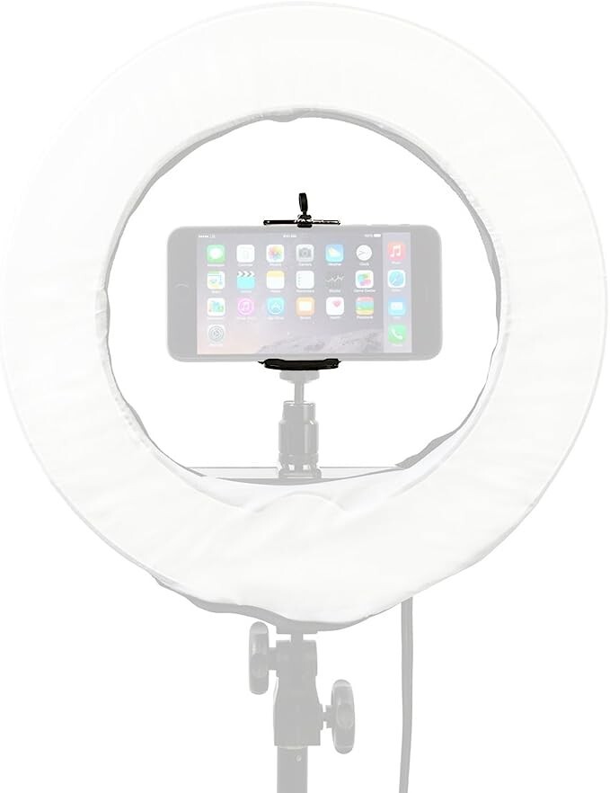 Prismatic Lighting Smartphone Mount for Ring Lights