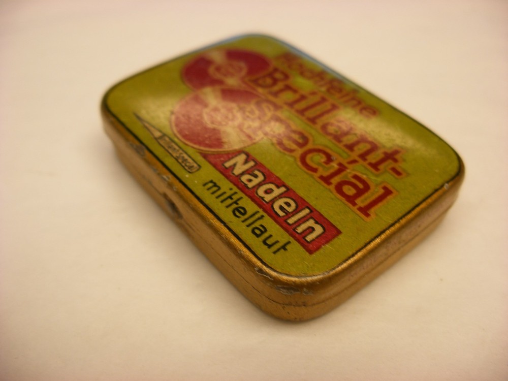 Phonograph Victrola Gramophone Needle Tin - Hochfeine - Mittellaut - Empty