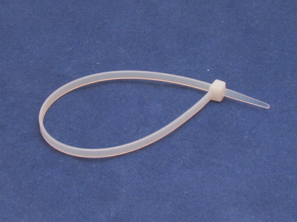 100 X pcs White 4" Tie Cord Strap 100mm Network Nylon Plastic Cable Wire Zip