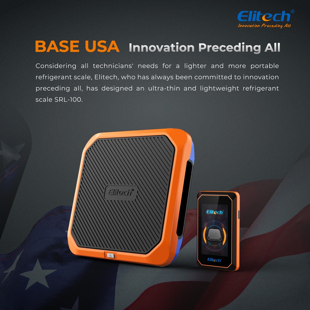Elitech SRL-100 Intelligent Lightweight HVAC Refrigerant Wireless Scale 220lb