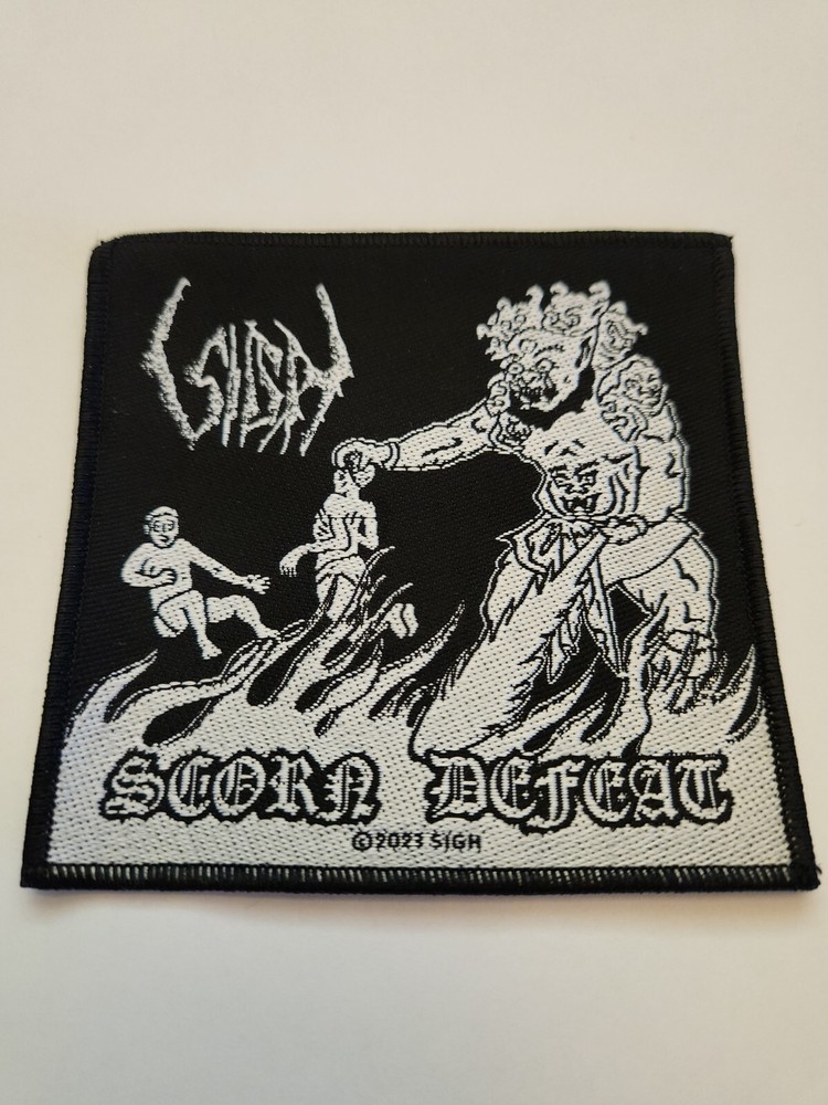SIGH SCORN DEFEAT WOVEN PATCH