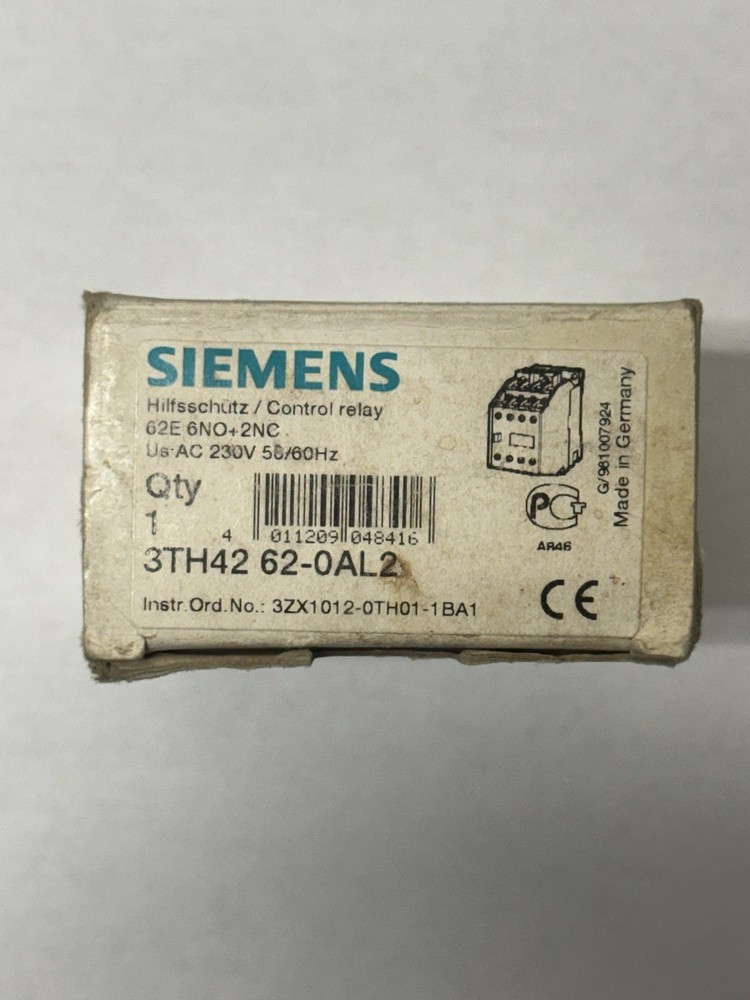 SIEMENS 3TH4262-0AL2 / 3TH42620AL2 NEW.