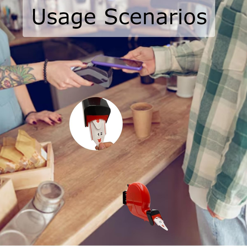 Ticket Number Dispenser Take a Machine Wall Desk Counter Queuing System