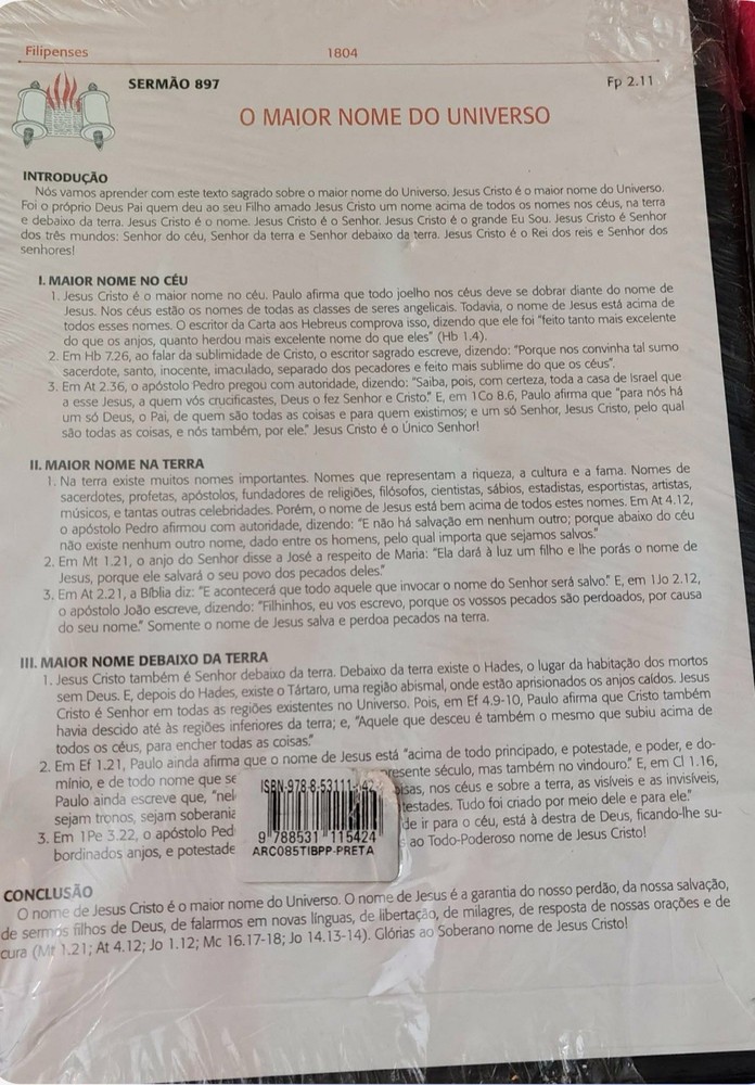 Biblia do pregador Pentecostal