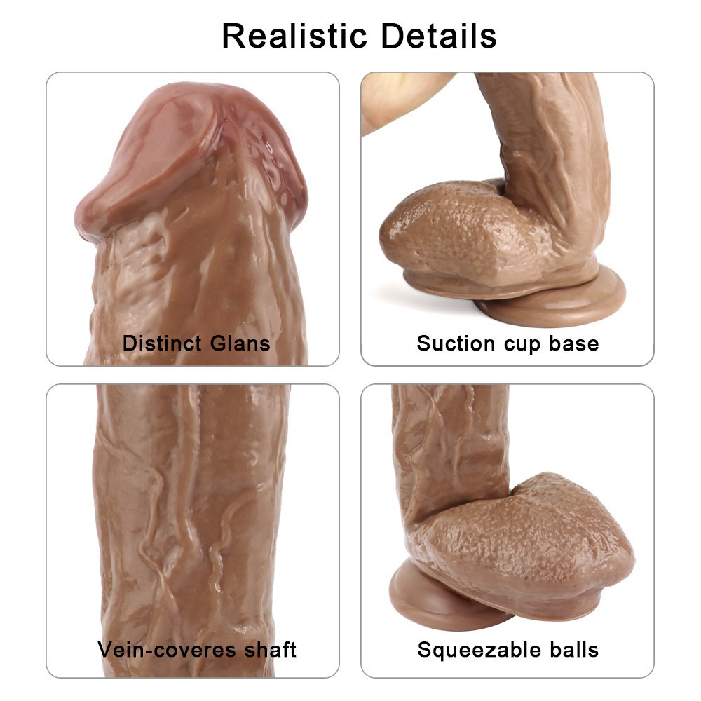 Realistic Huge Dildo Big Penis G-spot Massager Vagina Anal Sex Toys for Women