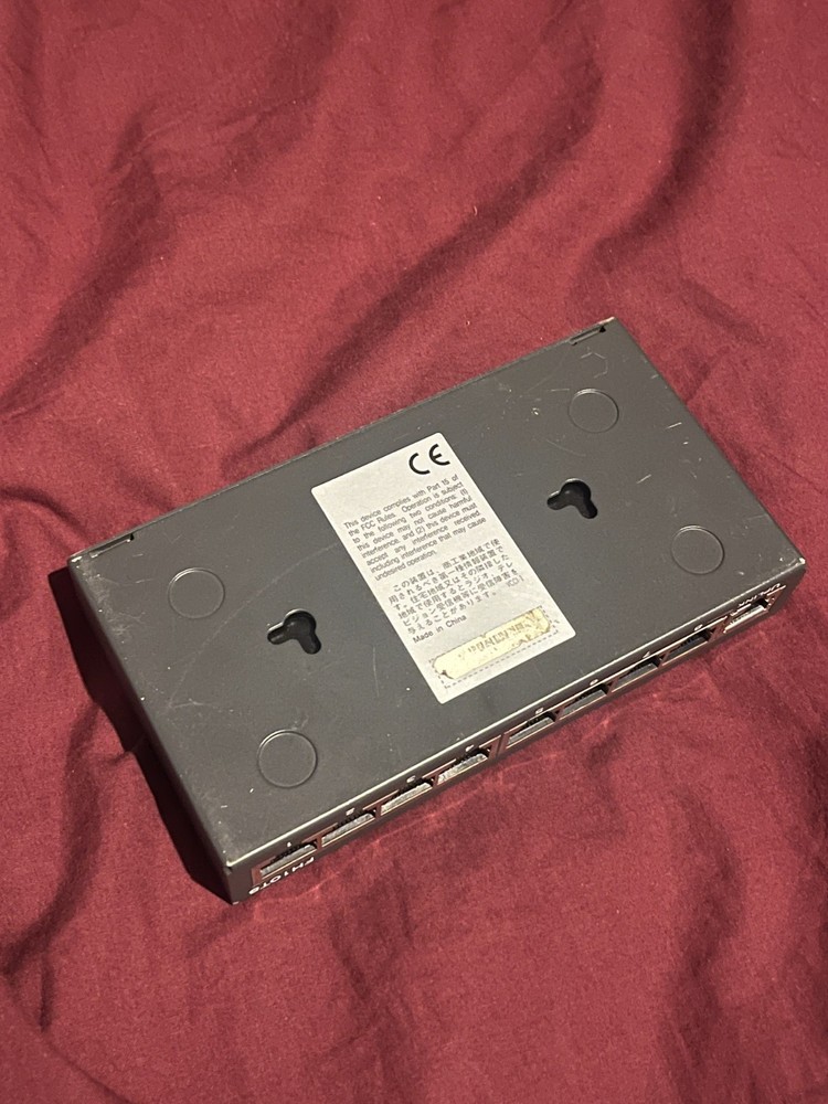 Asante FriendlyNet 8-Port Ethernet Hub (With AC Adapter) Tested/Working