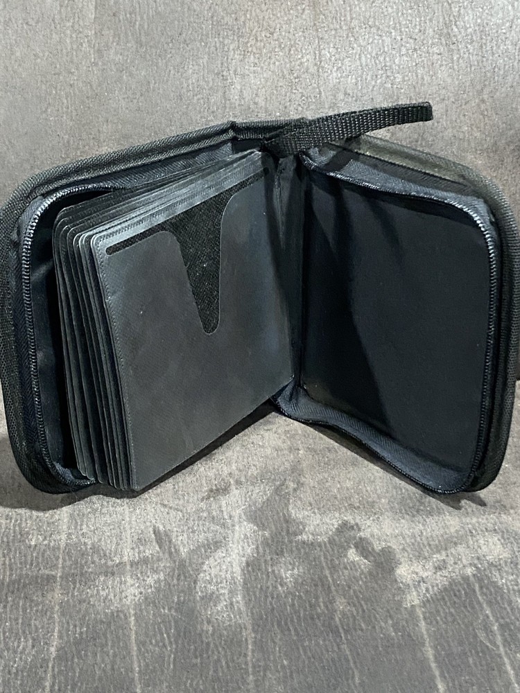 Vintage Compaq Support Software CD Disk Storage Zippered Case