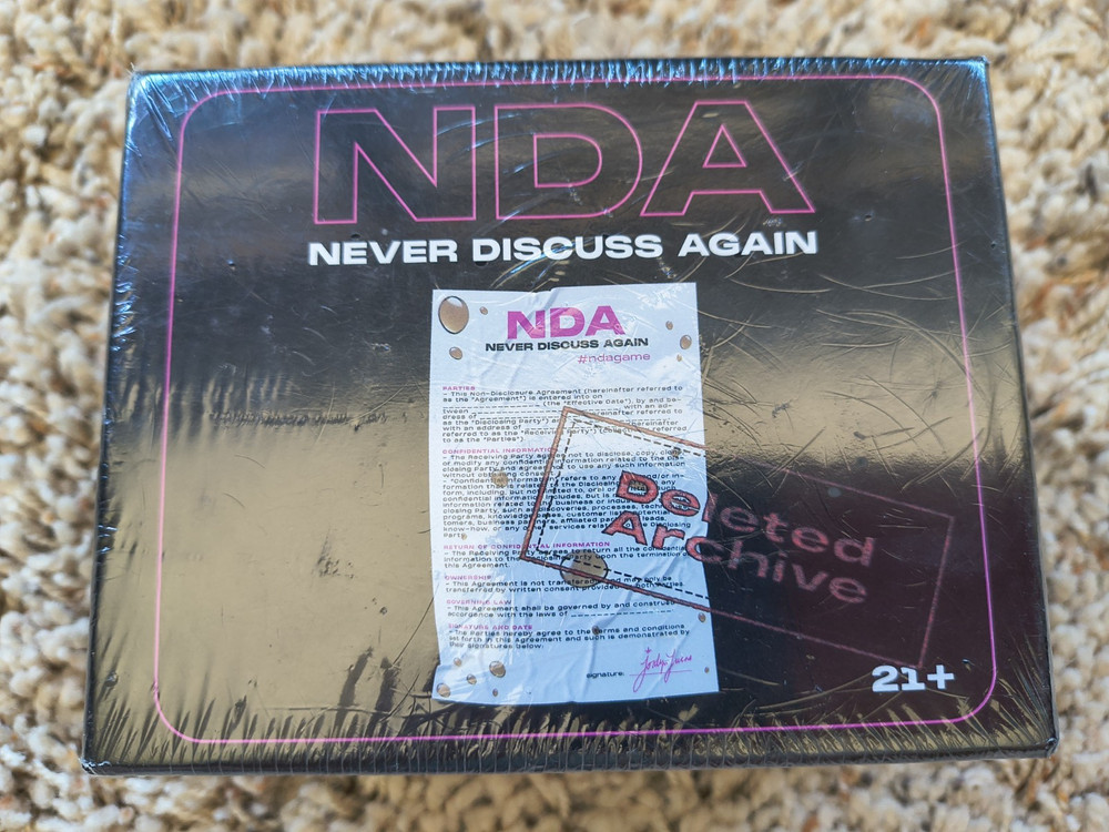 Never Discuss Again Game Party Adults Game NEW