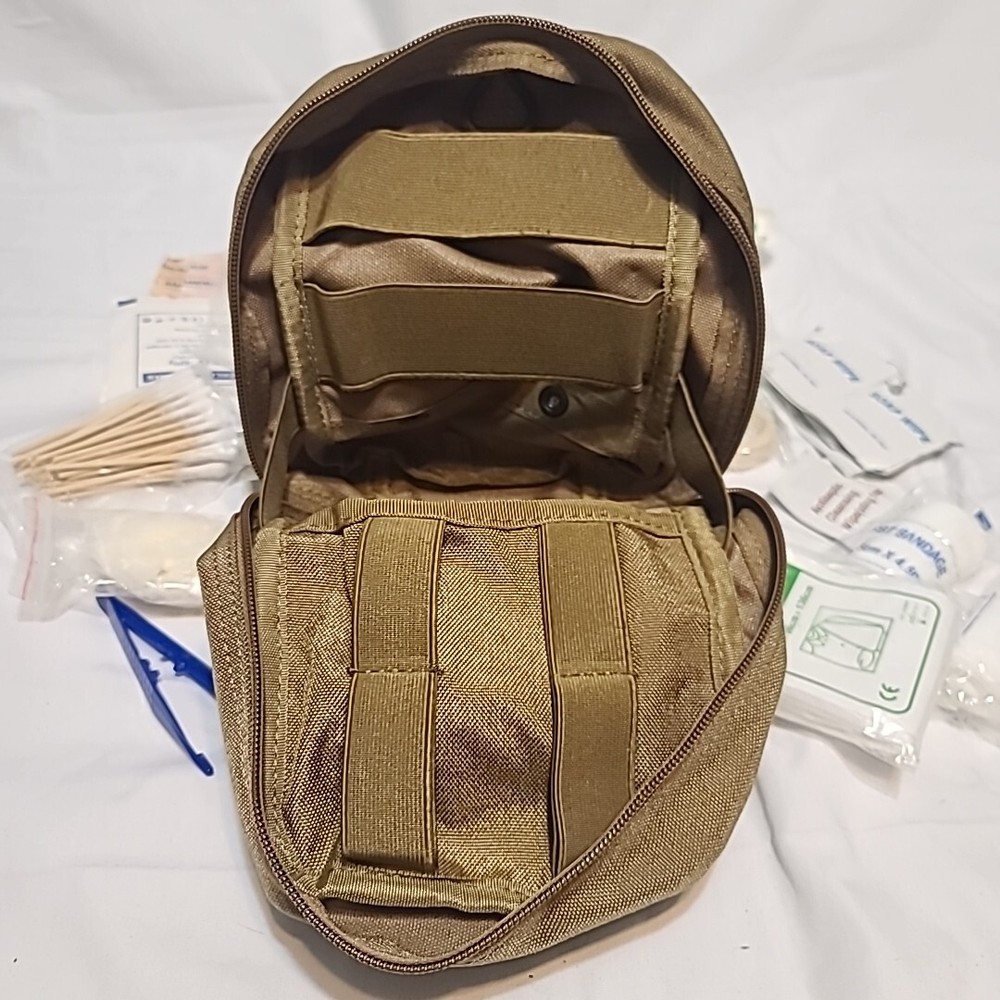 IFAK Medical Kit. Tan. MOLLE