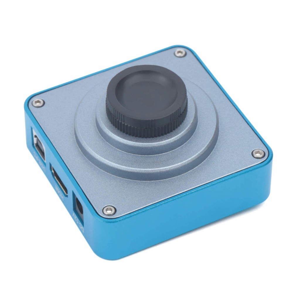 HD 1080p HDMI Industrial Digital Video Microscope Camera C Mount USB Blue NEW !