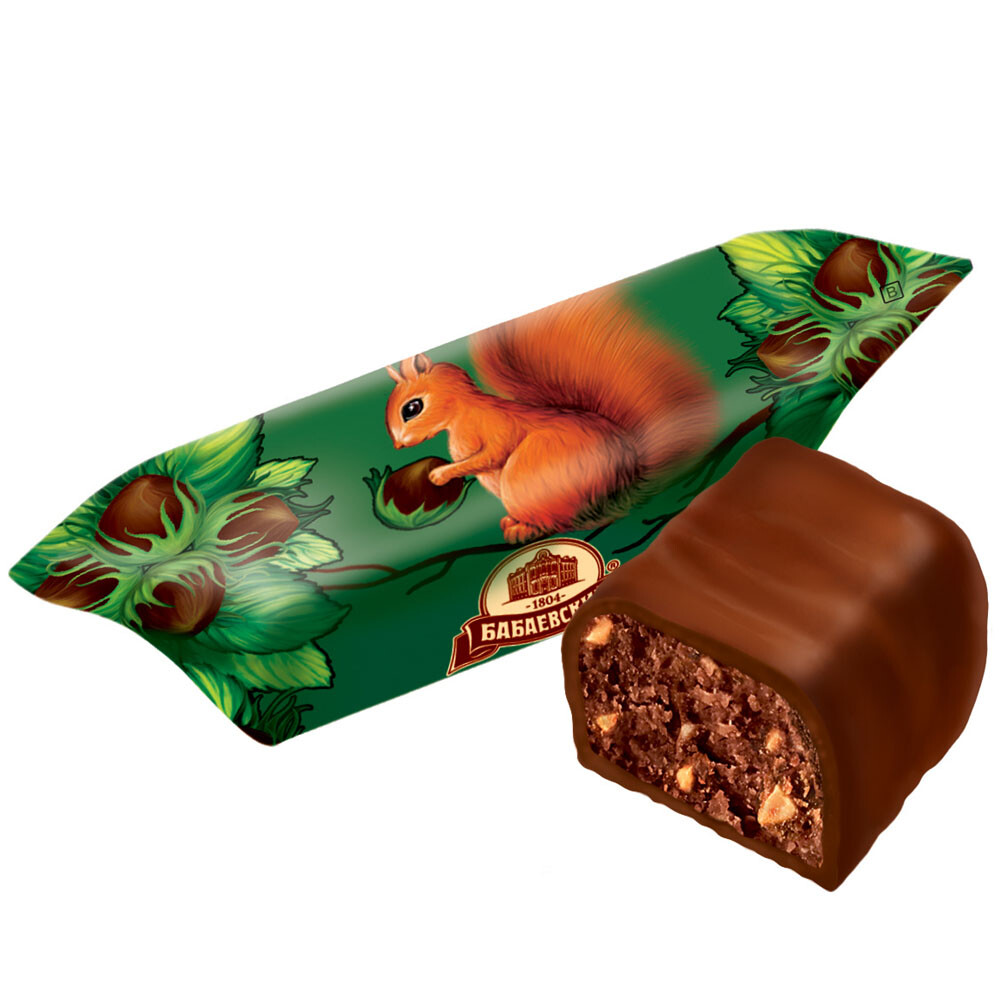 Chocolate Candy Belochka Babaevsky 1 lb Белочка Бабаевский Russian Candy