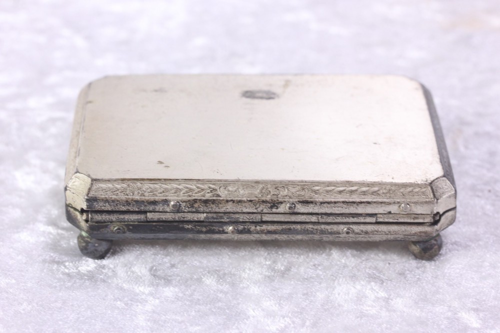 Vintage Service Medal Star Eagle Shield In Velvet-Lined Presentation Box Compact