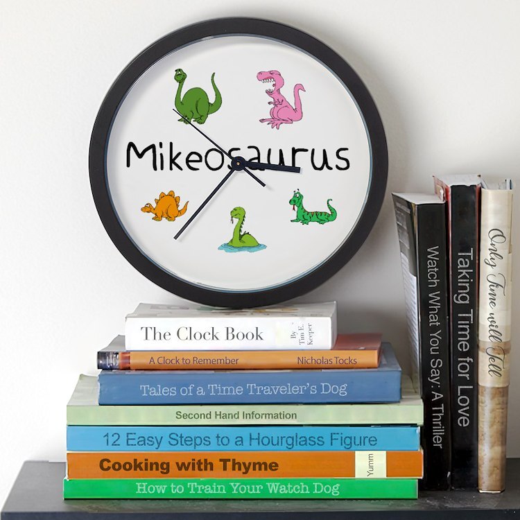 CafePress Mikeosaurus 10" Wall Clock (115482720)