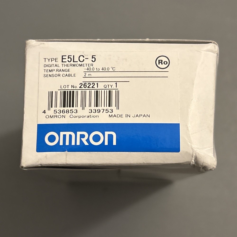 Omron E5LC-5 1 Row x 3-Digits Digital Temperature Meter -40°F ~ 104°F E5LC