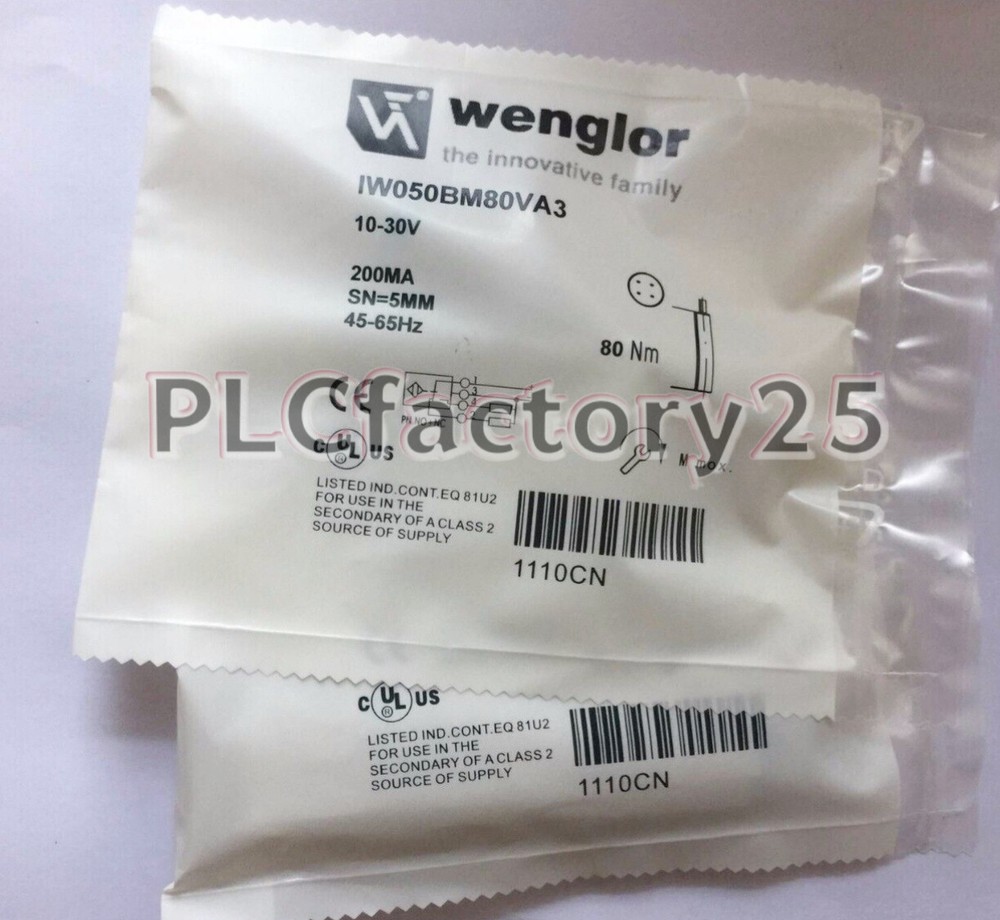 1PCS NEW For Wenglor IW050BM80VA3 Proximity Switch Sensor Fast Shipping