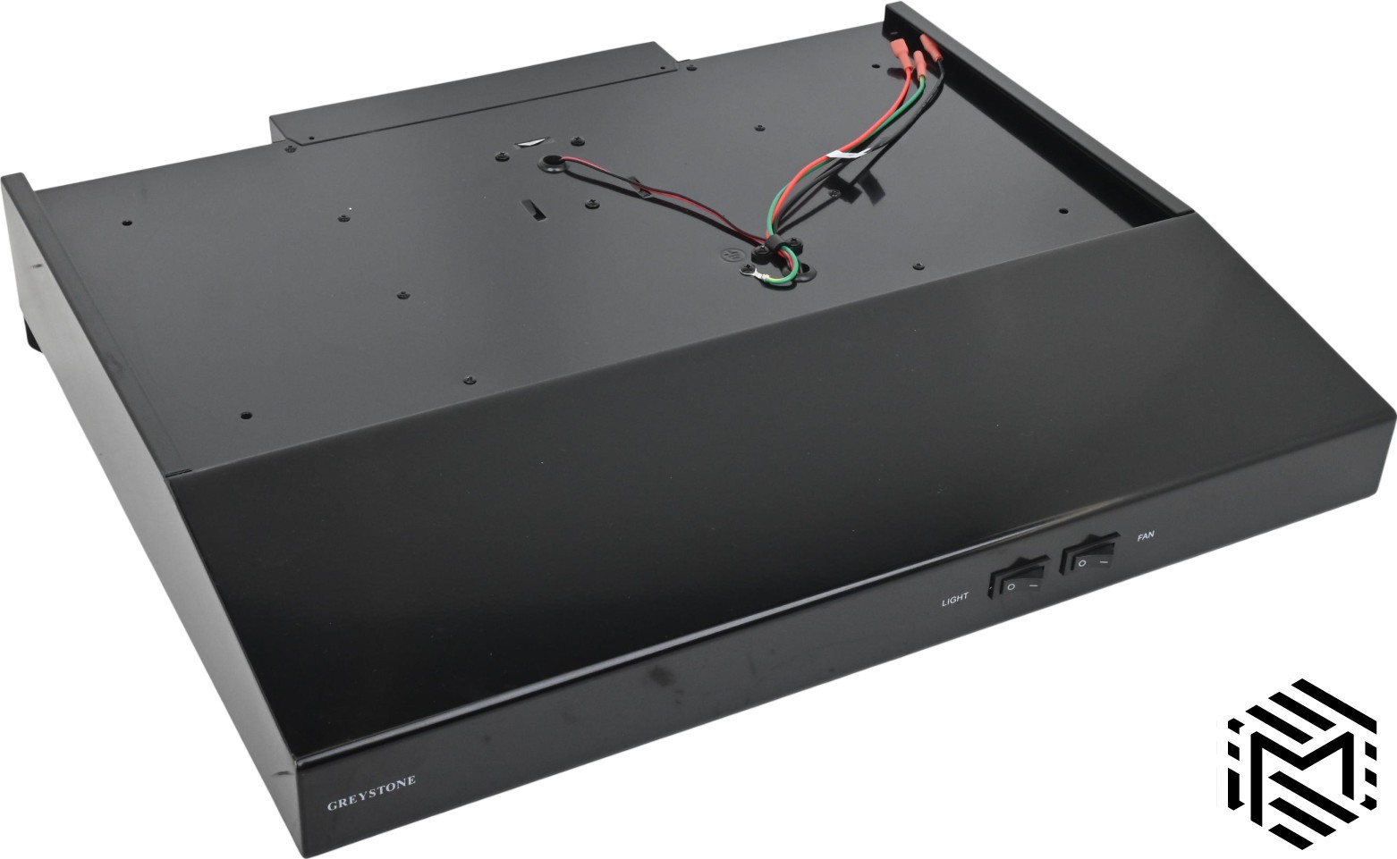 Scratched - Greystone CXW-30-CZ01 Range Hood – Black - RV Vent Hood - 12V 1A DC