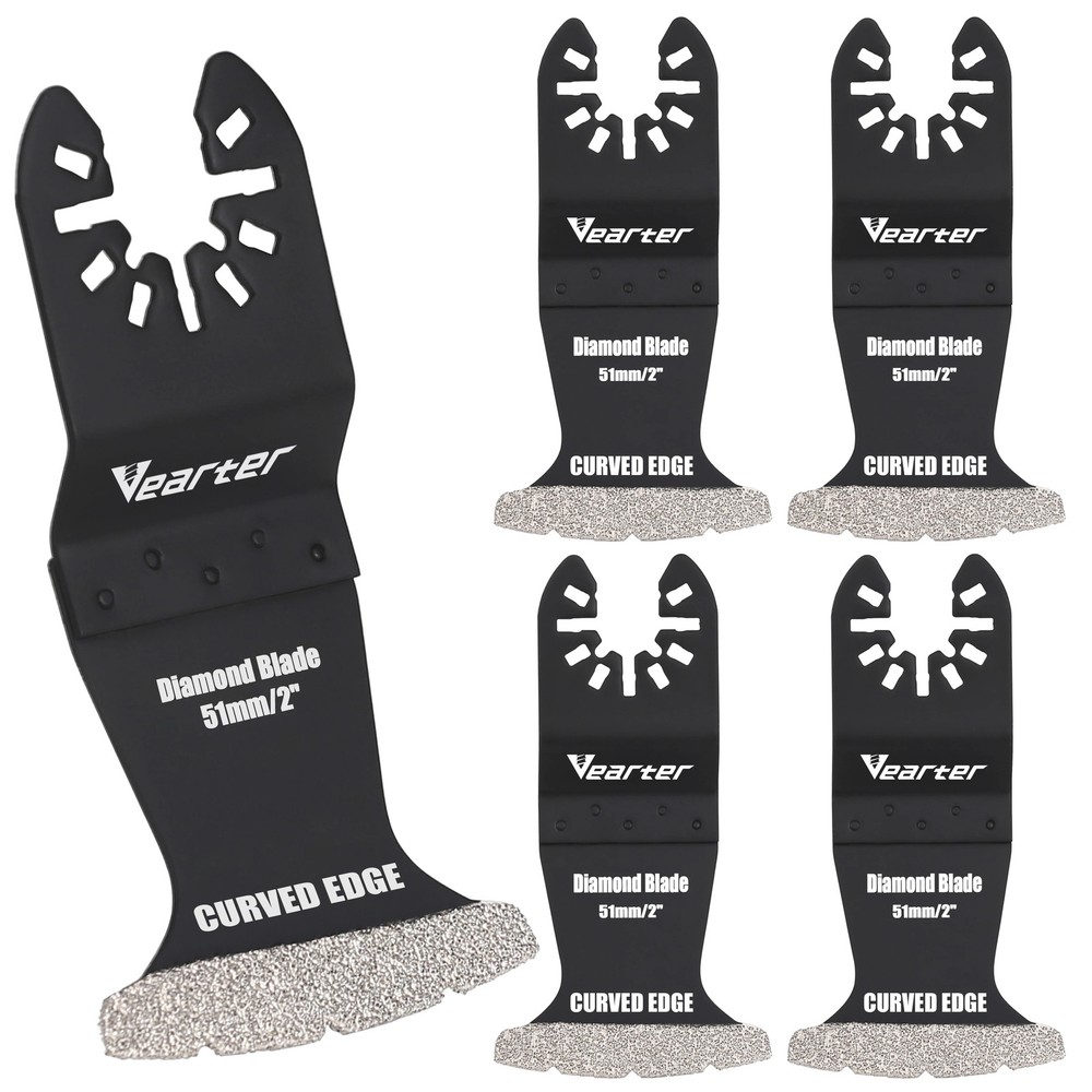 Vearter 5-piece Oscillating Multi-Function Tool Swing Diamond Cutting Discs, Mor