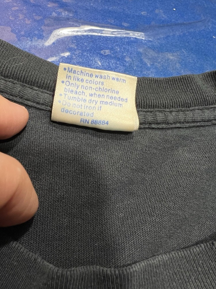 KISS Farewell World Tour 2000 Black Concert T Shirt Rock-n-Roll Size L Distress