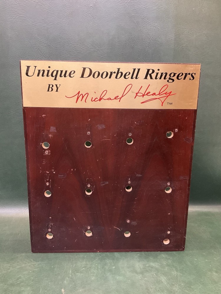 Michael Healy Clam Shell Polished Brass Doorbell Ringer NOS