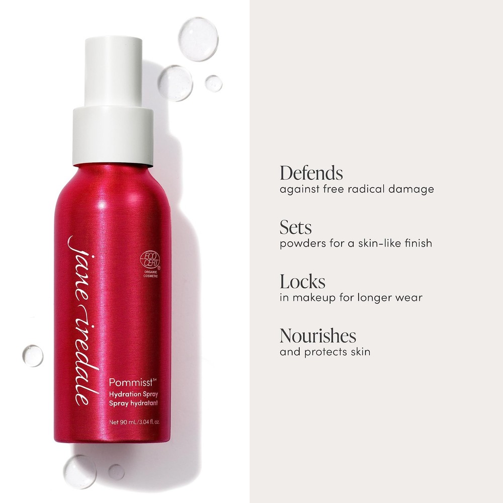 jane iredale Pommisst Hydration Spray, 3.04 Fl Oz - Hydrate & Set Makeup