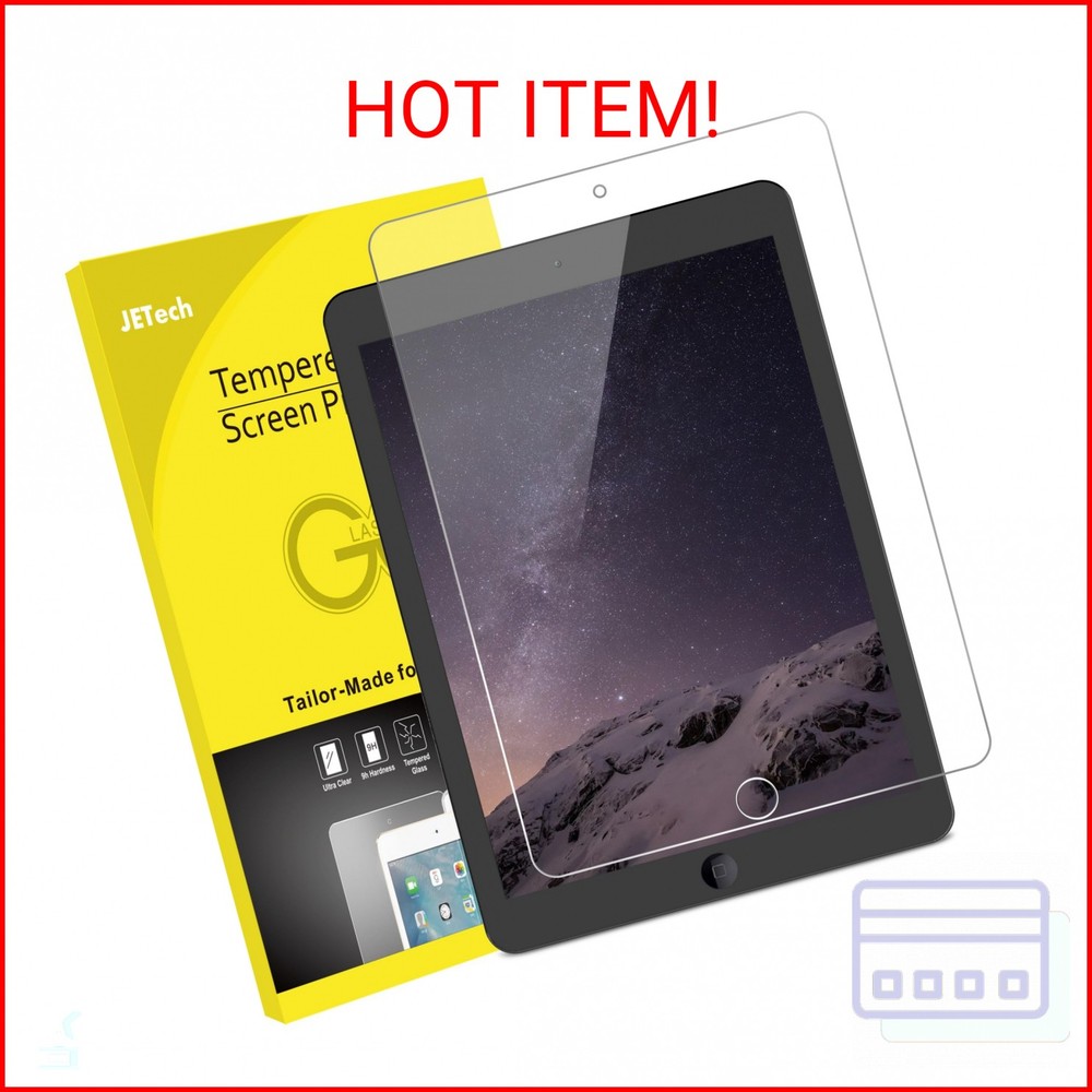 JETech Screen Protector for iPad mini 1 2 3 (Not mini 4/5/6), Tempered Glass Fil