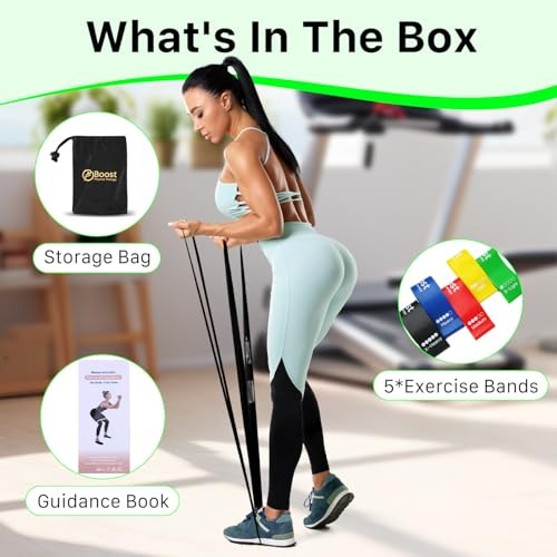 Resistance Bands for Working Out, Exercice Bands Set with 5 Different Levels