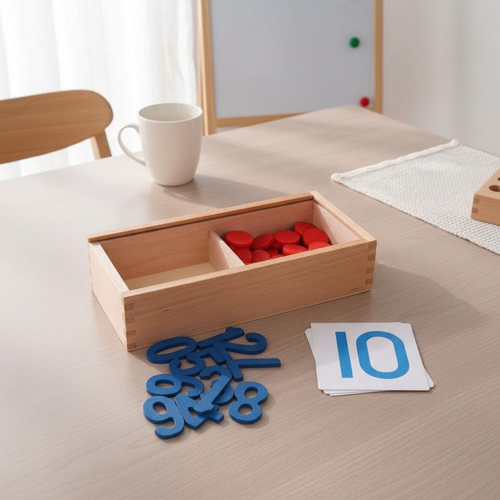 Child-Centered Numbers and Chips Set for Children