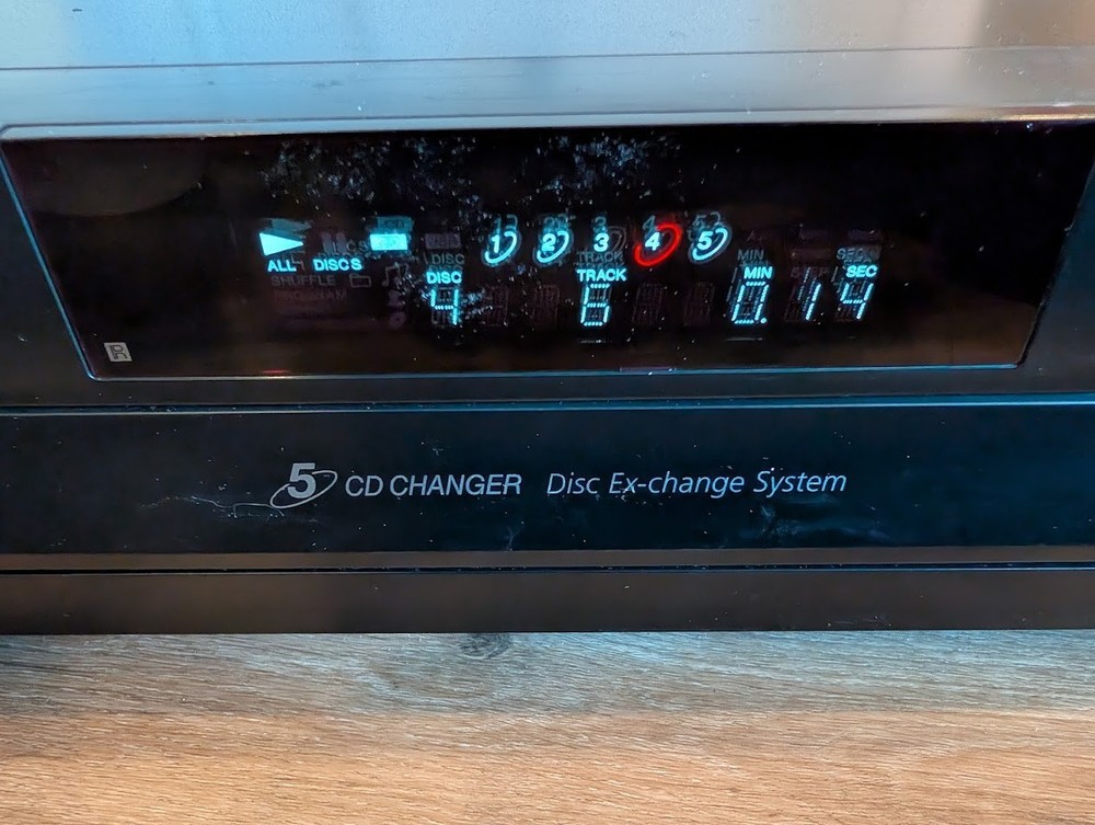 Sony CDP-CE500 5-Disc CD Changer Player USB - No Remote - Tested