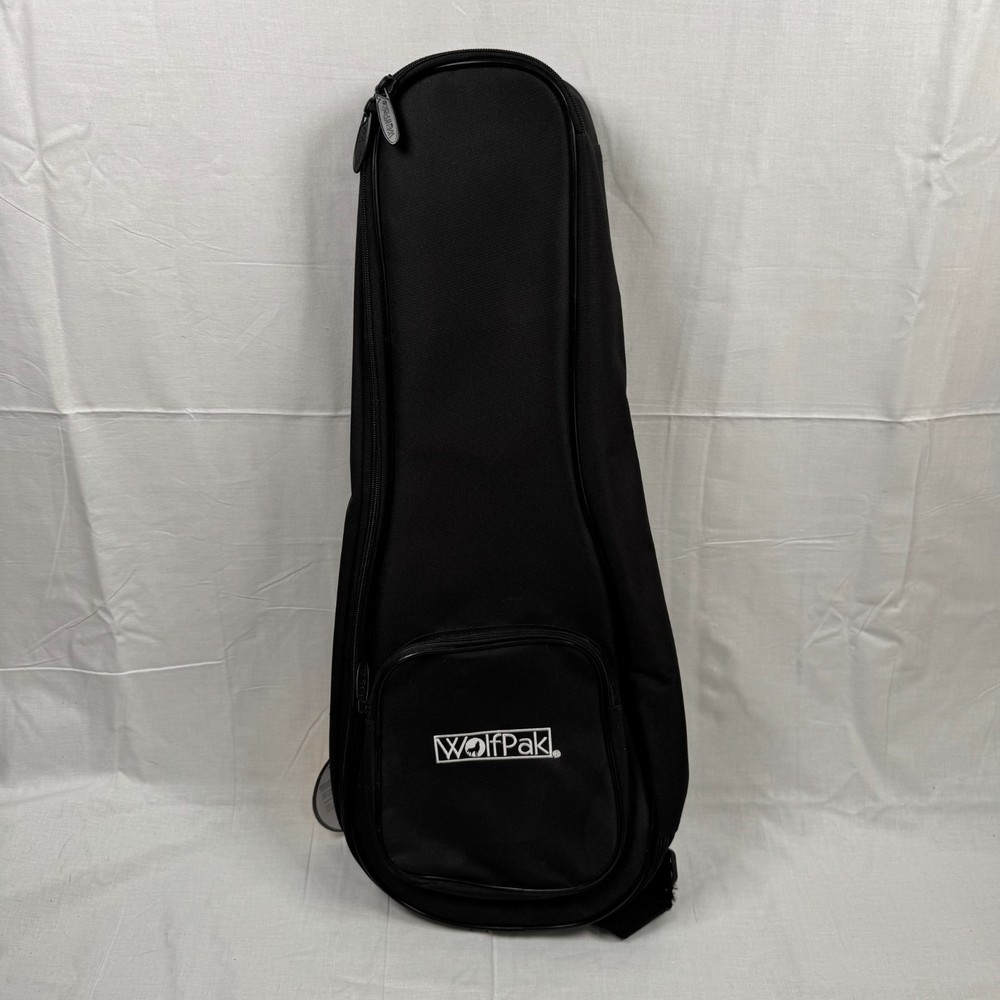 WolfPak Concert Ukulele Bag - WPUKEC - Soft Pack w/ shoulder strap - Black