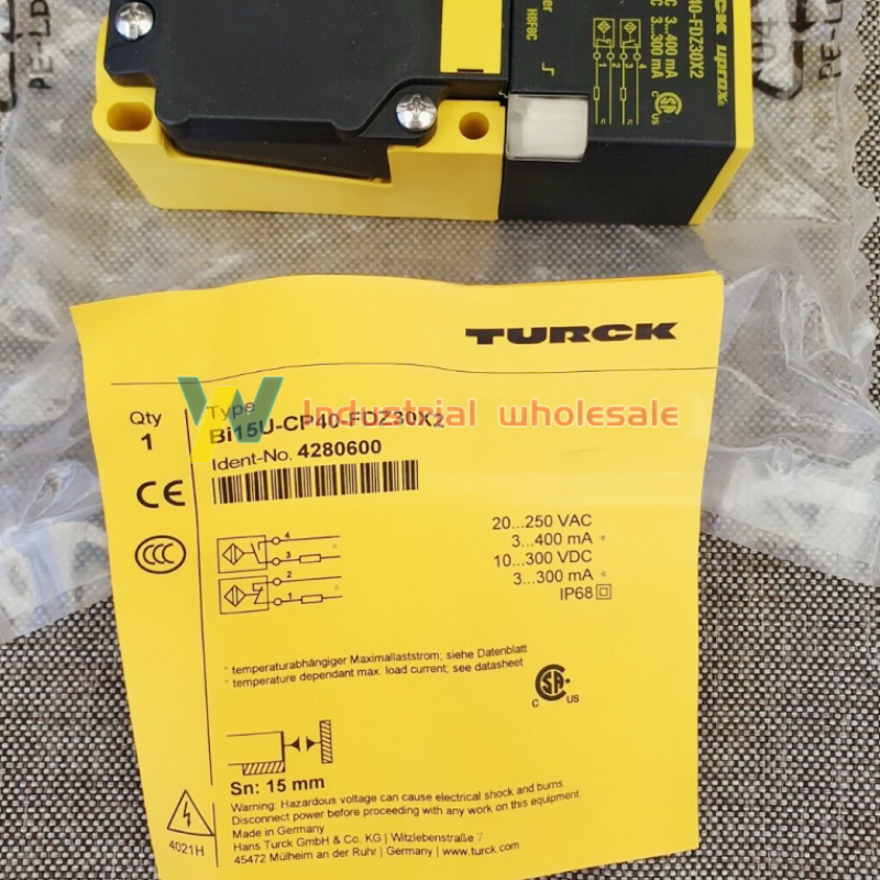 1Pcs new Turck BI15U-CP40-FDZ30X2 Proximity Inductive Sensor