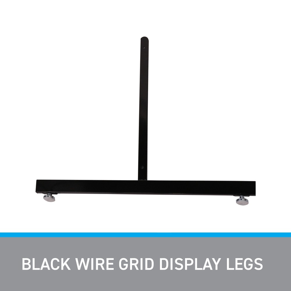 Black Wire Grid Display Legs - Set of 2