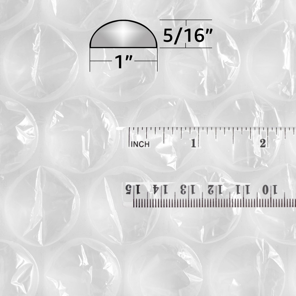 UBMOVE Medium Bubble Roll Wrap 12" wide x 30' perforated 5/16" Bubbles